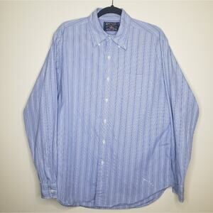 American Living| Striped Button Down Shirt Large